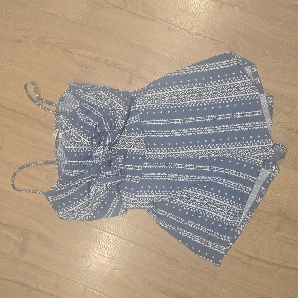 Derek heart blue shorts romper size 2x